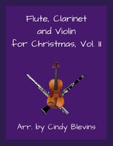 Flute, Clarinet and Violin for Christmas, Vol. II P.O.D cover